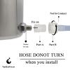 TopQuaFocus Stainless Steel Enema Bucket Kit for Colon Cleansing Reuseable Enema kit - Suitable for Coffee, Water and Gerson Therapy Oganic Home Coffee Enemas 2 Qt view 4