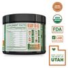 ZHOU Mushroom 8-Plex - Mushroom Supplement, Powder Blend, Coffee Alternative for Adults, Nootropic Complex for Health with Chaga, Lions Mane, Reishi & Turkey Tail - 2.14oz (30 Servings) view 2