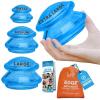 Silicone Cupping Therapy Set Professional Massage Cupping Cups for Cupping Therapy 4 Cup Kit for Massage, Myofascial Release, Cellulite Reduction (Lure Blue) view 1