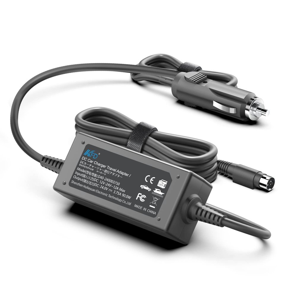 KFD DC Adapter 12V-24V Car Charger for Resmed S9 Series Res Med IPX1 CPAP Machine S9 H5i REF 36003 369102 R360-760 DA-90A24 CPAP 36970 S9 Elite/Escape Machine Resmed S9 DC Converter Power Supply Cord