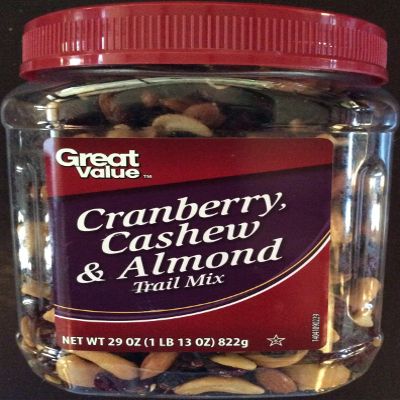 Great Value Cashew, Cranberry & Almond Trail Mix 29 Oz