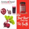 Beet Root Powder 3 lb. by Aroma Depot Raw & Non-GMO I Vegan & Gluten Free I Nitric Oxide Booster I Boost Stamina and Increases Energy I Immune System Booster I 100% Natural view 3
