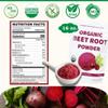 Chrie Sweet Heart Organic Beet Root Powder  Raw, Non-GMO, 1 LB  Natural Energy Boost, Supports Circulation, Detox, & Heart Health  Vegan, Gluten-Free view 2
