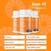 Celebrate Vitamins Iron Supplement with Vitamin C - 45mg Iron, 60mg Vitamin C, Bariatric Vitamins for WLS Patients, Vertical Sleeve & Gastric Bypass Surgery - Grape, 90 Chewable Tablets view 2