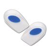 PDC Healthcare ORT-452 Silicone Heel Cup, Large, Clear/Blue Dot (Pack of 2) view 1