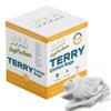 Angel-in-Armor White Terry Cloth Rags (16 x 19)  25lb Bulk Box of 100% Cotton Cleaning Rags (175 Units)  Reclaimed Towels for Plumbers, Shop Use, Janitorial, and Commercial Cleaning view 2