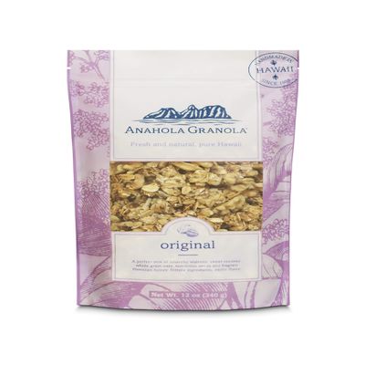 Anahola Granola | Snacks Variety Pack For Adults | Healthy Snacks For Kids | Healthy Snack Box | Low Calorie Snacks | Cereal (Original, 12 oz)