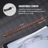 RainSo 99.99% Men Double Row Pure Copper Magnetic Bracelet for Men 3500 Gauss with Gift Box Adjustable view 3