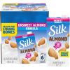 Silk Shelf-Stable Almond Milk, Unsweetened Vanilla, Dairy-Free, Vegan, Non-GMO Project Verified, 1 Quart (Pack of 6) view 1