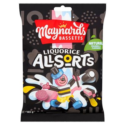 Bassett's Liquorice Allsorts 165g, Case of 12