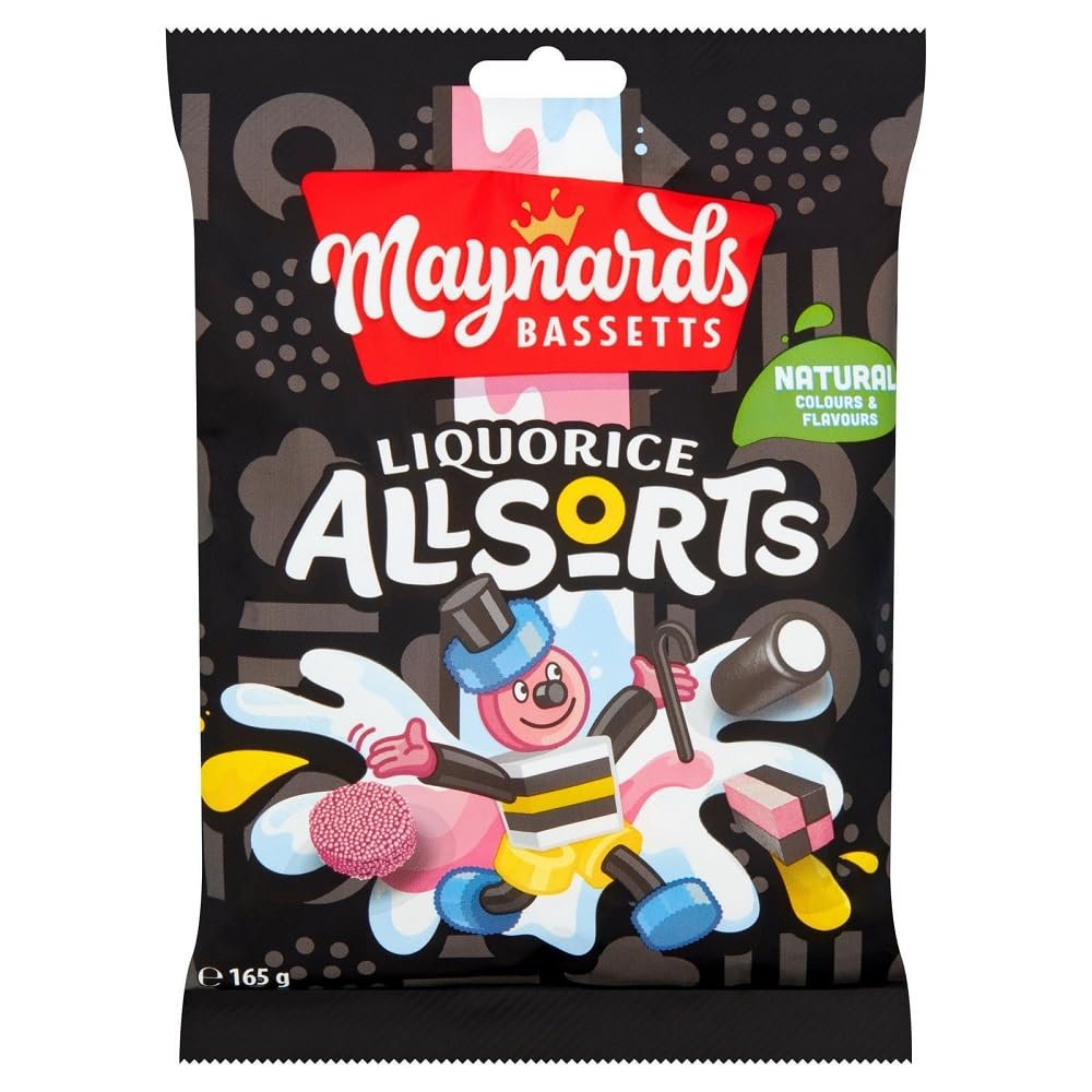 Bassett's Liquorice Allsorts 165g, Case of 12
