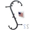 Body Back Buddy Classic USA Made Handheld Massage Cane - Full Body Trigger Point Tool for Deep Tissue Pain Relief - Dual Hooks for Back, Shoulder, Neck - (2.0 Black) view 1