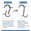 Body Back Buddy Classic USA Made Handheld Massage Cane - Full Body Trigger Point Tool for Deep Tissue Pain Relief - Dual Hooks for Back, Shoulder, Neck - (2.0 Black) view 4
