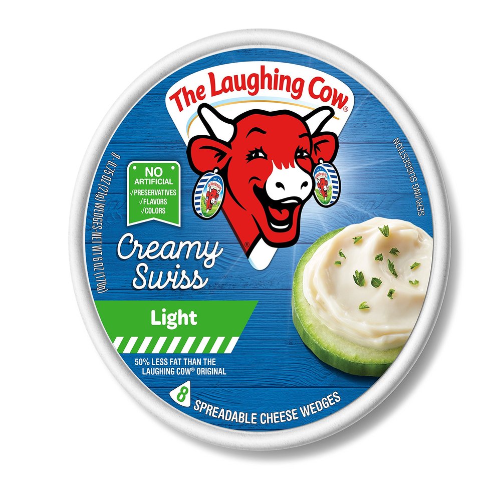 Laughing Cow Light Wedges Spreadable 32x0.75oz Total 24oz