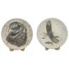2 pc Poly Resin Eagle Plates with Stands view 1