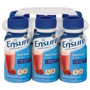 Abbott Nutrition 5257234 Ensure Strawberries & Cream Shake Retail 8Oz. Btl,Abbott Nutrition - Each 1