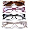 AQWANO Computer Reading Glasses Designer Blue Light Blocking Cat Eye Eyeglasses Readers Anti UV400 Digital Eyestrain for Women, 1.5 view 1