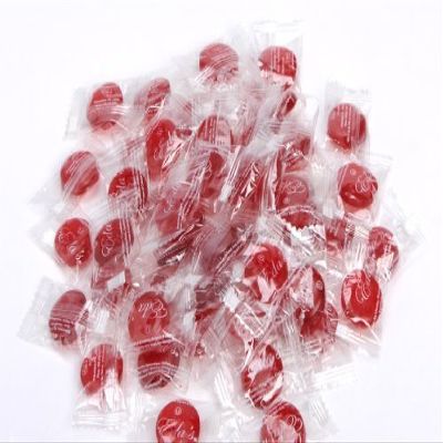 Eda's Sugar Free Cherry Hard Candy, individually wrapped, OU Parve, Uses Sorbitol, Low Sodium, 1 Pound Bag