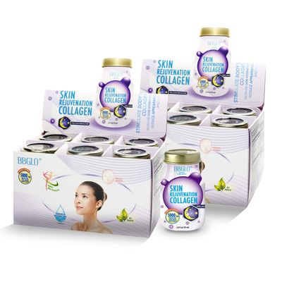 BBGLO Skin Rejuvenation Collagen Drink - Anti Aging Complex, 2.4 fl. Oz (Pack of 12 Bottles, Relaxation)