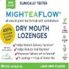 MighTeaFlow Sugar Free Dry Mouth Lozenges with Xylitol/Stevia, Light Mint, Clinically Tested by Dental Professionals, NO Artificial Flavors/Colors, NO Aspartame,and NO Titanium Dioxide view 2