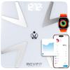 INEVIFIT Smart Body Fat Scale, Highly Accurate Bluetooth Digital Bathroom Body Composition Analyzer, Measures Weight, Body Fat, Water, Muscle, BMI, Visceral Fat & Bone Mass for Unlimited Users view 1