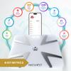 INEVIFIT Smart Body Fat Scale, Highly Accurate Bluetooth Digital Bathroom Body Composition Analyzer, Measures Weight, Body Fat, Water, Muscle, BMI, Visceral Fat & Bone Mass for Unlimited Users view 2