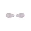 NicelyFit Screw-In Nose Pads w Air Cushion for Oakley Eye Glass Eyeglass Sunglass Frames 15mm x 7mm (Clear - 3 Pairs) view 2