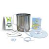 Stainless Steel Enema Bucket 2 Quart, Ideal for Home Coffee or Water Colon Cleansing Detox Enemas view 1