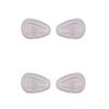 NicelyFit Screw-In Nose Pads w Air Cushion for Oakley Eye Glass Eyeglass Sunglass Frames 15mm x 7mm (Clear - 2 Pairs) view 1