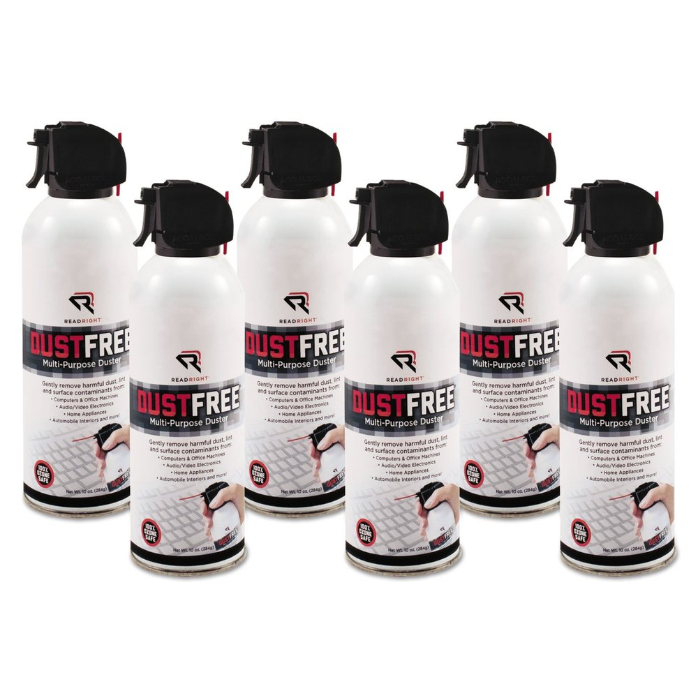 Read Right RR3760 DustFree Multipurpose Duster 6 10oz Cans/Pack
