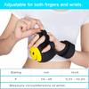 Jeelathy Anti-Spasticity Ball Splint & Finger Posture Corrector for Stroke Hand, Functional Split-fingered Hand Wrist Support, Orthosis Rehabilitation For Impairment/Hemiplegia/Stiff Fingers view 4