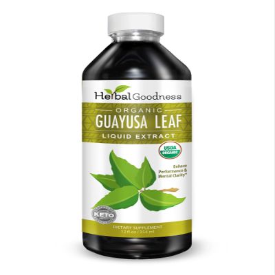 USDA Organic guayusa Loose Leaf Extract 12oz - Caffeine Extract Liquid guayusa Drink - for Increased Energy, Mood, Concentration, Immunity and Digestion - Natural Caffeine Energy Drink - Made in USA