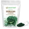 Z Natural Foods Organic Spirulina Powder - 100% Pure Spirulina, Nutrient-Dense Blue-Green Algae Superfood with Amino Acids, 15x Beta-Carotene - Mix in Smoothies, Yogurt, Recipes, 5 lbs view 1