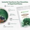 Z Natural Foods Organic Spirulina Powder - 100% Pure Spirulina, Nutrient-Dense Blue-Green Algae Superfood with Amino Acids, 15x Beta-Carotene - Mix in Smoothies, Yogurt, Recipes, 5 lbs view 4