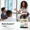 BIO KRAUTER Lions Mane Supplement Capsules 1800 mg - 250 Count - Vegan Lions Mane Powder Supplement for Brain Support - 3 Month Supply - No Fillers view 2