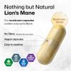 BIO KRAUTER Lions Mane Supplement Capsules 1800 mg - 250 Count - Vegan Lions Mane Powder Supplement for Brain Support - 3 Month Supply - No Fillers view 4