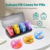 Sukuos Large Weekly Pill Organizer 2 Times a Day, Daily Pill Box 7 Day Easy to Open with Double Protection, AM PM Pill Case for Medicine/Vitamin/Fish Oil/Supplements view 2