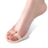 Toe Splint & Straightener, Adjustable Loops Hammer Toe Correctors Brace w/ Slip-on Cushion Metatarsal Pads for Claw Curled & Crooked Toes - Support Guard for Pre Post Surgery (3 loops 1 pair) view 1
