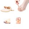 Toe Splint & Straightener, Adjustable Loops Hammer Toe Correctors Brace w/ Slip-on Cushion Metatarsal Pads for Claw Curled & Crooked Toes - Support Guard for Pre Post Surgery (3 loops 1 pair) view 2