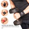 HAOKAISEN Wrist Brace for Ganglion Cyst, Arthritis, Carpal Tunnel, Breathable Sport/Fitness Wrist Support, for Left and Right Hand Man and Woman(Black) view 2