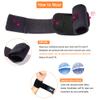 HAOKAISEN Wrist Brace for Ganglion Cyst, Arthritis, Carpal Tunnel, Breathable Sport/Fitness Wrist Support, for Left and Right Hand Man and Woman(Black) view 4