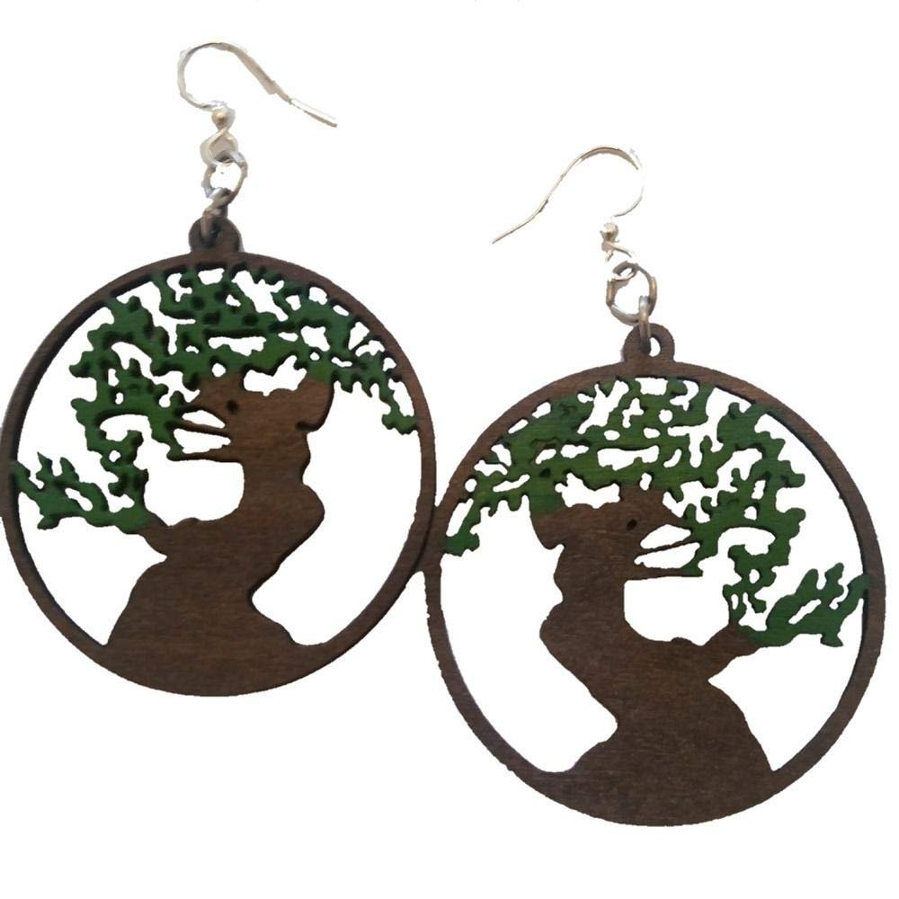 Bonsai Tree Earrings as Unique Bonsai Lover Gift