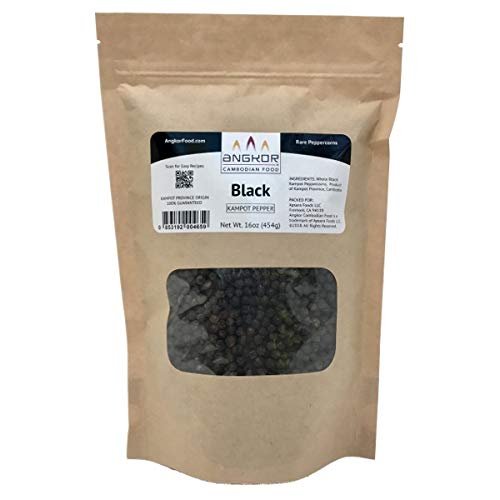 Kampot Pepper Rare Cambodian Peppercorns (Black, 1lb Bag)