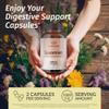 HERBAMAMA Spearmint Leaf Capsules - 1000mg Spearmint Leaves for Gut Cleanse & Digestive Support - Vegan, Non-GMO Mentha Spicata Supplement view 2