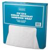 Bagcraft 057012 Grease-Resistant Paper Wrap/Liner 12 x 12 White 1000/Box 5 Boxes/Carton view 1