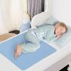 Bed Pads Washable Waterproof 34" x 36", 2 Pack Reusable Chuck Pads Incontinence Underpads Sheet Protector, Pee Pads for Adults, Elderly, Kids, Toddler and Pets, White and Blue view 2