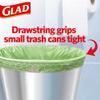 Glad Small Trash Bags 4 Gallon, Febreze Sweet Citron & Lime Garbage Bags, Odor Resistant with Drawstring, 80 Count view 2