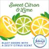 Glad Small Trash Bags 4 Gallon, Febreze Sweet Citron & Lime Garbage Bags, Odor Resistant with Drawstring, 80 Count view 3