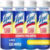 Lysol Disinfectant Wipes, Multi-Surface Antibacterial Cleaning Wipes, For Disinfecting and Cleaning, Lemon and Lime Blossom, Pack of 4 (Packaging may vary) view 1