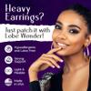 Lobe Wonder - The ORIGINAL Ear Lobe Support Patch for Pierced Ears - Eliminates the Look of Torn or Stretched Piercings - Protects Healthy Ear Lobes from Tearing - 120 Patches - Clear & Latex-Free view 4